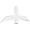 Ekena Millwork Bellingham Architectural Grade PVC Gable Bracket, 60"W x 22 1/2"H x 2"D x 6"F, 9/12 Pitch GBP060X23X0206BEL00 - alternate 1